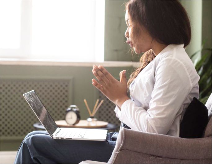 Image of online psychological therapy section