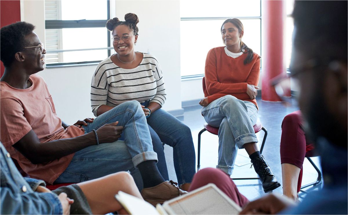 Image of a group psychological therapy section